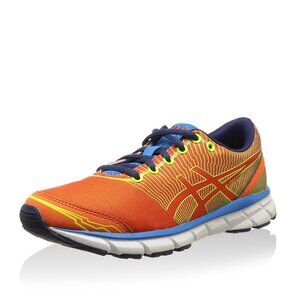 ASICS Kids' Gel Lyte 33 33 Running Shoes, Blue-Navy/Blue-Orange, 6.5 Big Kid